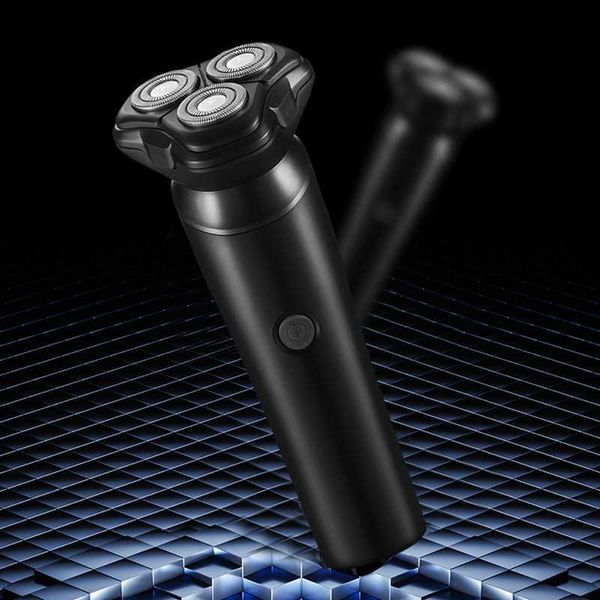 

electric shaver rechargeable fast charging portable razor 3d floating blade waterproof low noise facial shaving beard machine