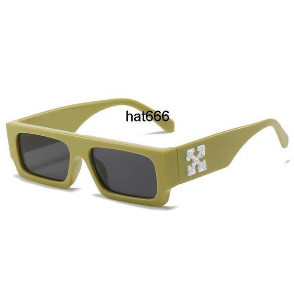 

new small square sunglasses trend off square glasses bright yellow sunglasses women, White;black
