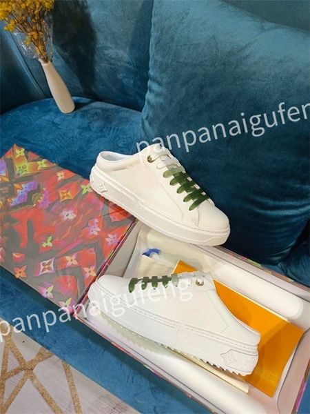 

new luxury men's shoes casual white sneakers summer shoes women lace-up comfortable leather flat shoes, Black