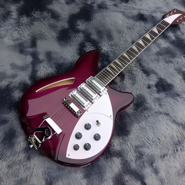 

wholesale guitar new arrival chocolate 325 330 electric guitar 3 pickups hot