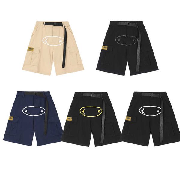 

designer mens corteizs ship print shorts ins fashion hip hop skateboarding casual pants for men women all seasons cargos 2023, White;black