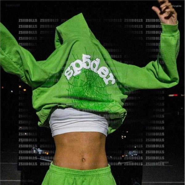 

men's hoodies sweatshirts men's hoodies hizilent hip-hop sweater hoodie cobweb printed street suit y2k pullover winter autumn leis, Black