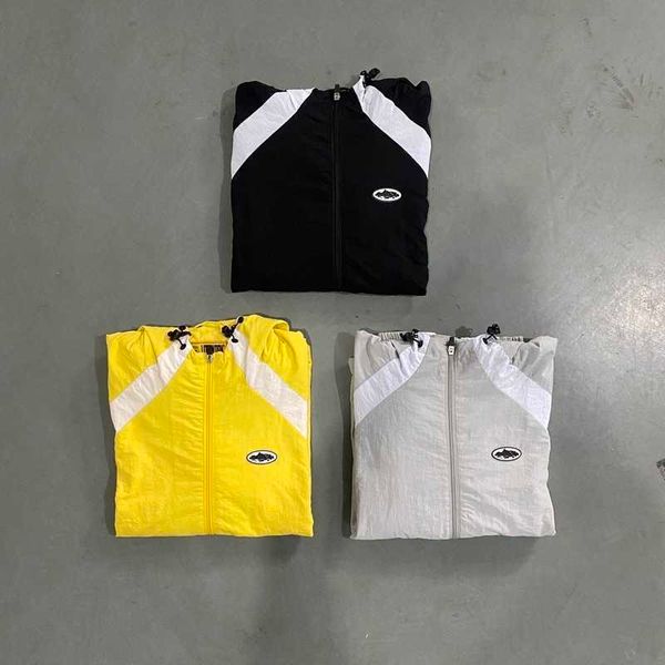 

men s hoodies sweatshirts 2023 autonomous corteiz_ alcatraz _ brand three color patchwork back to cap all matching charge m73b, Black