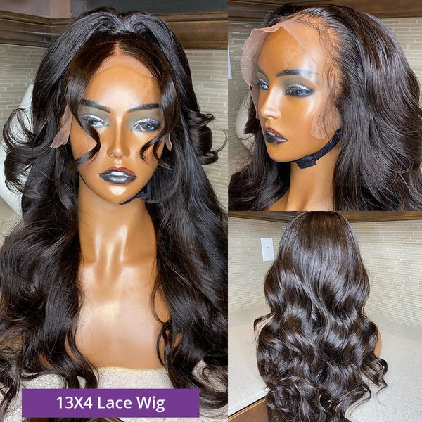 

glueless human hair wigs body wave lace front wig 4x4 lace closure wigs 13x4 lace frontal wig hd lace frontal wig, Black;brown