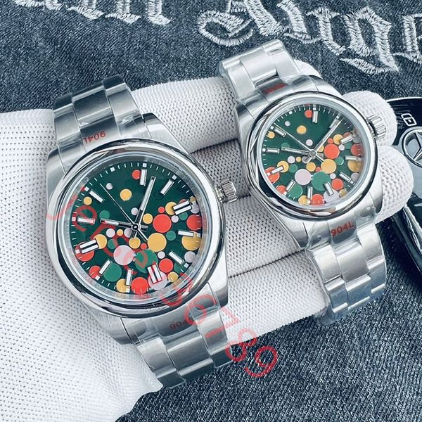 

green mens watch 2023 designer watch movement automatic womens watch size 41 36 31 sapphire glass waterproof balloon ball watch jason watch, Slivery;brown