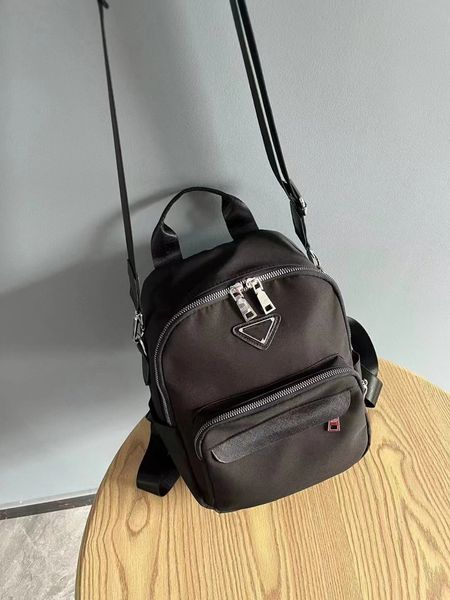 

new 23ss women waterproof nylon cloth travel backpack men student schoolbag 090#