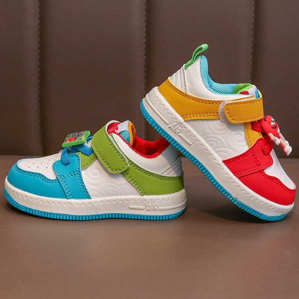 

athletic outdoor children's sports new baby casual soft sole non slip single primary school boys and girls' shoes g220612, Black