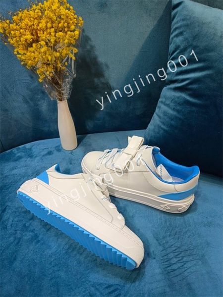 

luxury fashion men shoes designer women leather lace up platform sole sneakers white black mens womens casual shoes