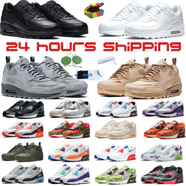 

max 90 running shoes men sneakers 90s women chaussures solar flare pn dust safety orange sail unc outdoor sport mens trainers 36-45