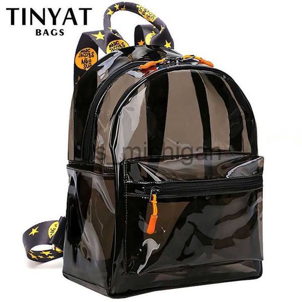 

backpack tintat fashion clear women backpack transparent mini cute backpack travel school backpack student bag for girls child mochila j2306