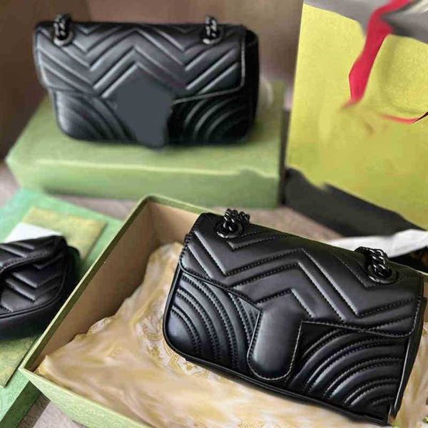 

3 size designer bag g letter shopping bags classic chain shoulder bag women diamond crossbody bags lady leather handbag chain purse 220721