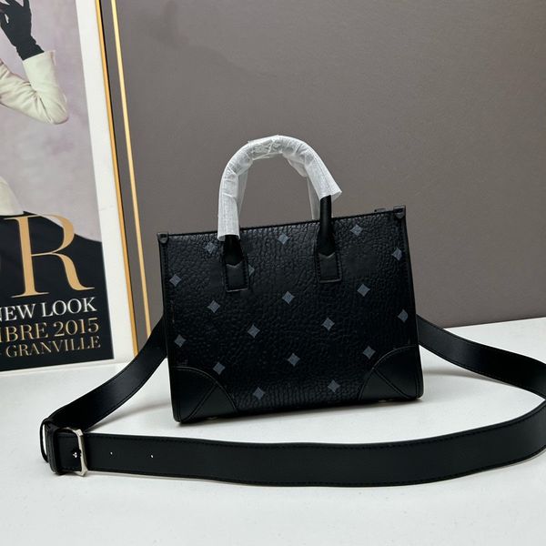 

10a 1:1 fashion mc tote high capacity handbag women's shopping bag classic pattern leather luxury designer bag