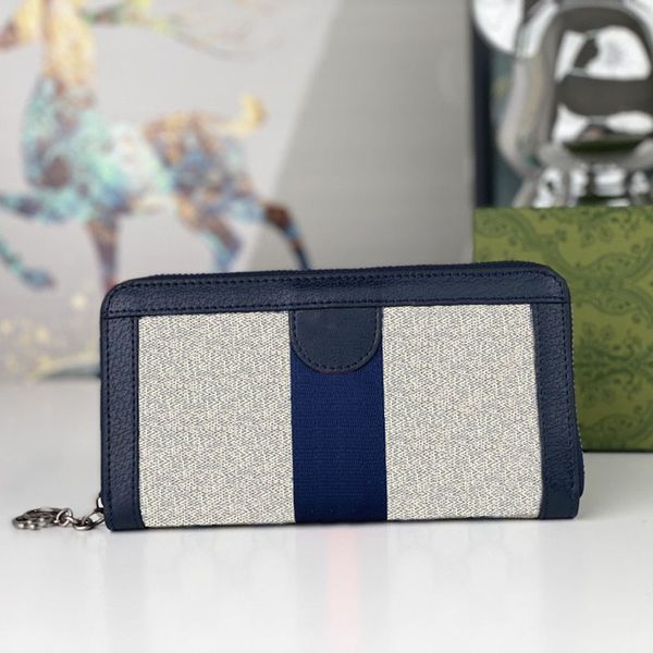 

fashion designer zipper wallets woman long purses card holders