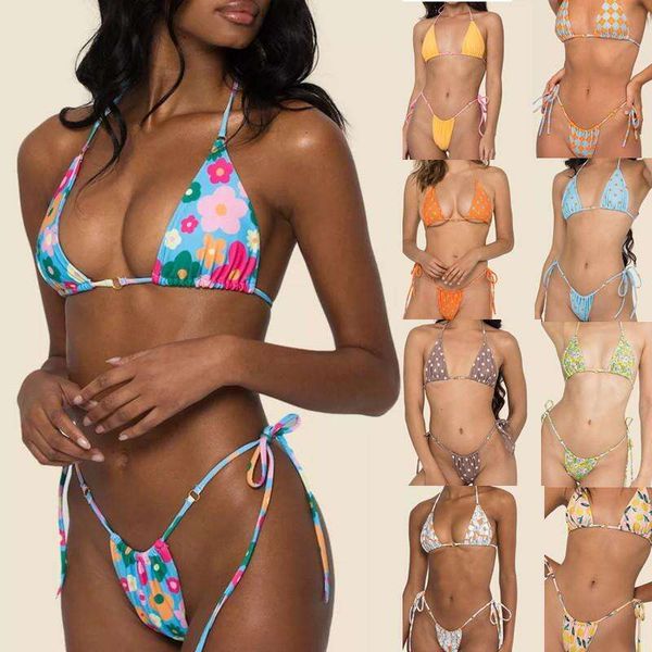 

pengxiang swimsuit womens bikini digital printing double sided fabric, White;black