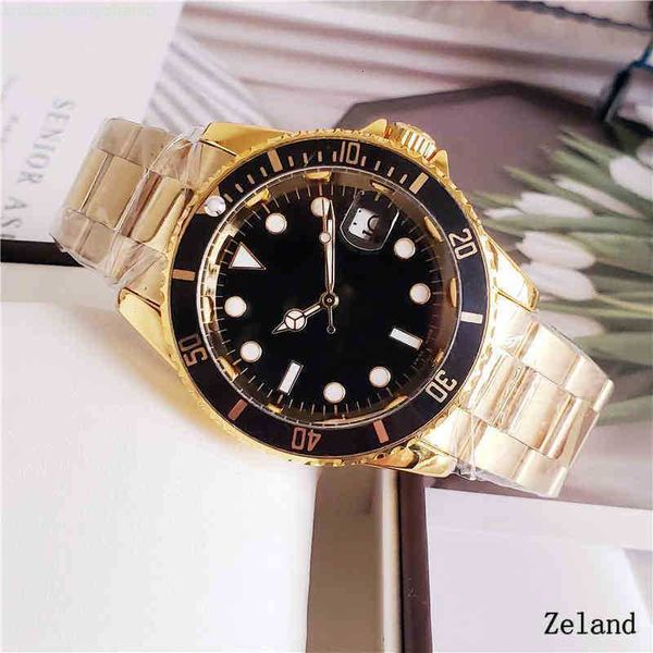 

luxury watch yachtmaster mechanical watches fashion men's waterproof mechanical business stainless steel water wrist, Slivery;golden