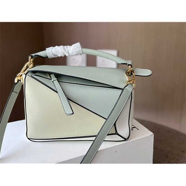 

wallte portable puzzle handbag designer bag genuine leather luxury crossbody women single shoulder fashion bags leather diagonal tote handba