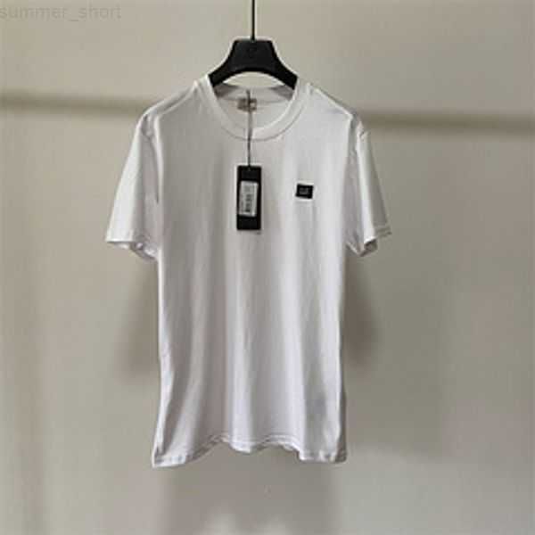 

mens designer t shirts cp t shirt summer men's t-shirts pure 100% cotton crewneck short sleeve young students simple loose half solid c, White;black