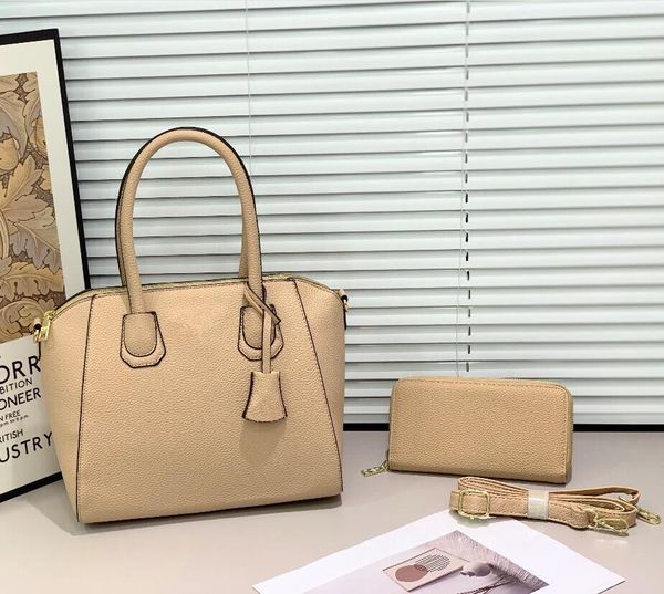 

re edition messenger purses bag luxury 2piece nylon handbag for womens mens wallet triangle sign crossbody designer clutch tote shoulder bag