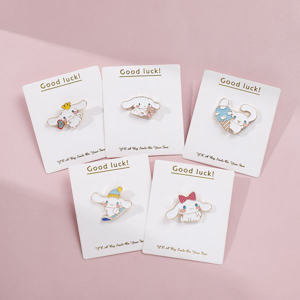 

dog melody pin cute anime movies games hard enamel pins collect metal cartoon brooch backpack hat bag collar lapel badges