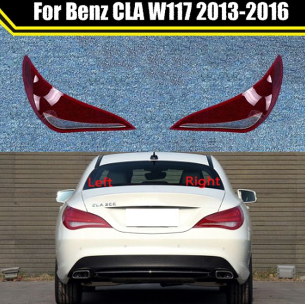 

for mercedes benz cla w117 2013-2016 car rear taillight shell brake lights shell replacement auto rear shell cover taillamp lampshade