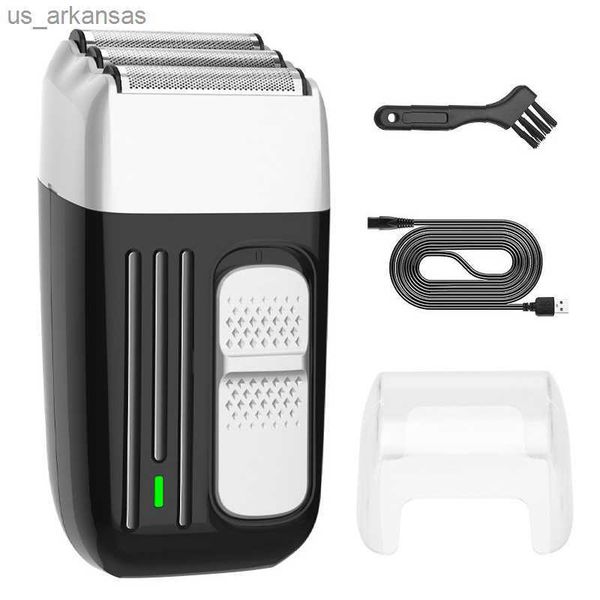 

3-blade system hair beard electric shaver for men washable electric razor wet dry head bald shaving machine rechargeable l230523