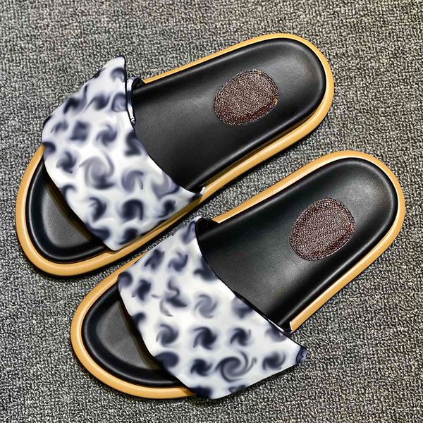 

designer slipper designer sandles versatile internet red sponge cake embossed printing vacation one line casual slides increase in height co, Black