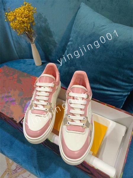 

2023 fashion men shoes designer women leather lace up platform sole sneakers white black mens womens casual shoes