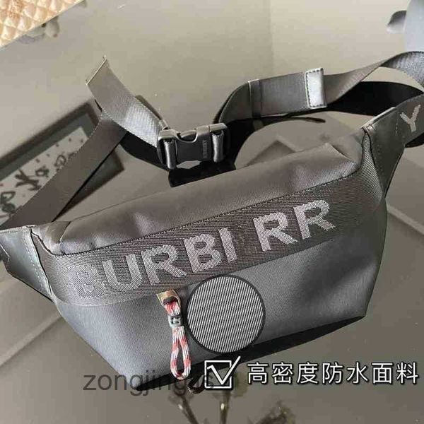 

designer burbreryes bags men's chest diagonal nylon stripe waist large capacity leisure tide brand canvas sho acsu