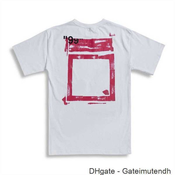 

t shirts mens womens fashion streetwears man t-shirts summer tees shirt 2023 loose polo offs designers clothing high1 quality street print w, White;black