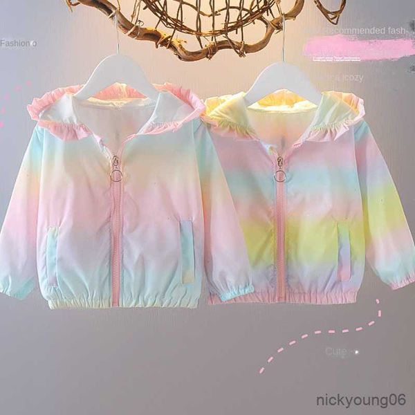 

girl's dresses girls' coat spring jacket windbreaker fashion children's dress style baby princess wear r230612, Red;yellow