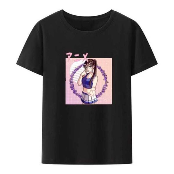 

men's t shirts otaku lifestyle cotton t-shirts funny style clothing hipster printed t-shirt koszulki cool camiseta hombre y2k 35gmv, White;black