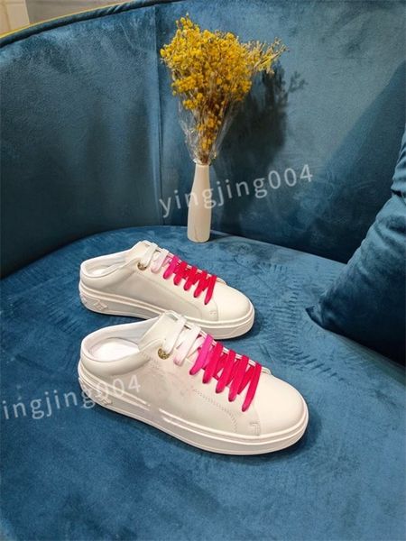 

fashion couple high-quality leather lace-up casual shoes classic men's sports women's vulcanized flat size 35-41, Black