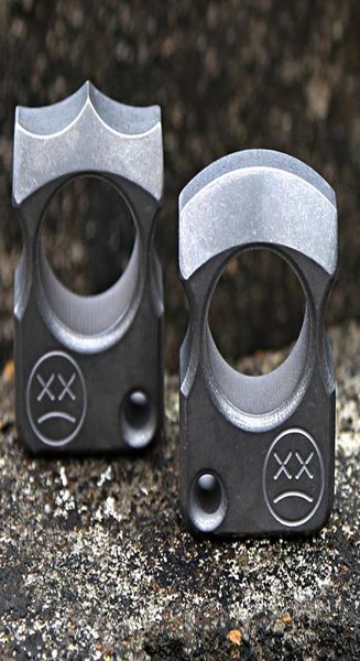 

high hardness multifunctional titanium tiger finger knuckle duster selfdefense defense finger tiger outdoor pocket portable ring2046917