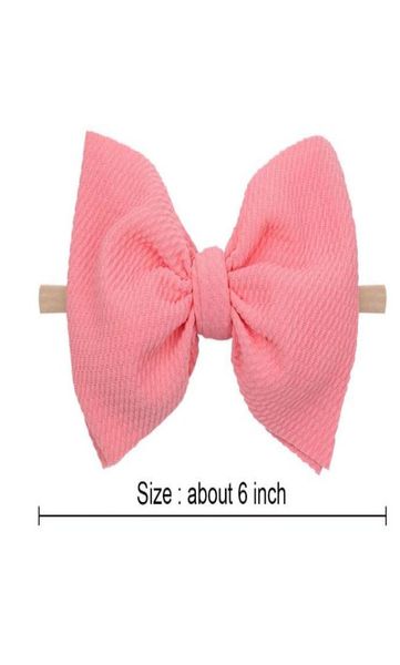 

sell accessories kids girls solid hairband 6 inch waffle nylon headband baby girls party hair bows headbands boutique hair acc7591172, Silver