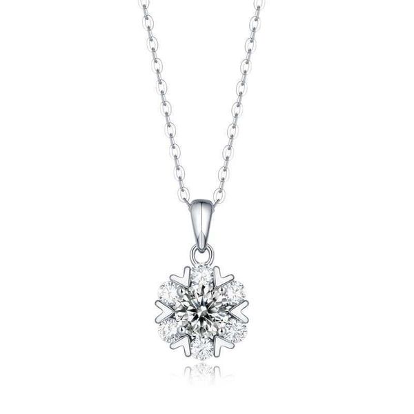 

starsgem fine jewelry wholesale s925 sterling silver d color moissanite diamond pendant necklace