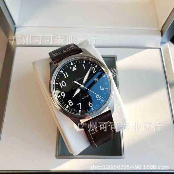 

men watchs i-wc luxury mens mechanical watch portugal wc es men's leisure seven automatic pilot wristwatch waterproof swiss 4ctv, Slivery;golden