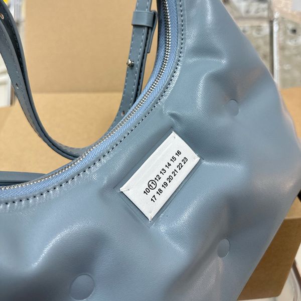 

designer margiela shoulder small shopping bucket hobo soft leather soft cloud bag 26x15cm