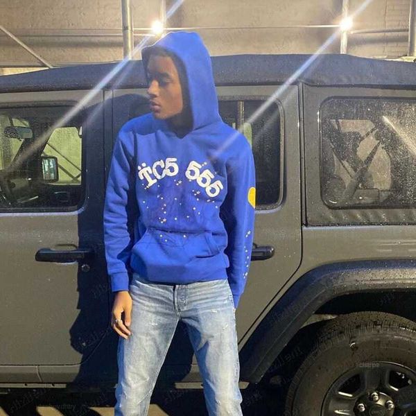 

men's hoodies sweatshirts men's hoodies sweatshirts sp5der 555555 sweatpants men women hoodies hip hop terry young thug high stree, Black