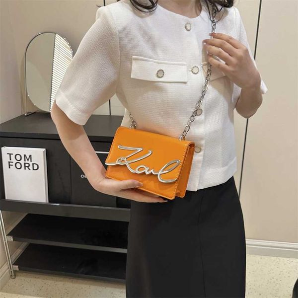 

bag 2023 new women's bag square bag trendy chain single shoulder oblique straddle bag with advanced sense 85% outlet wholesale