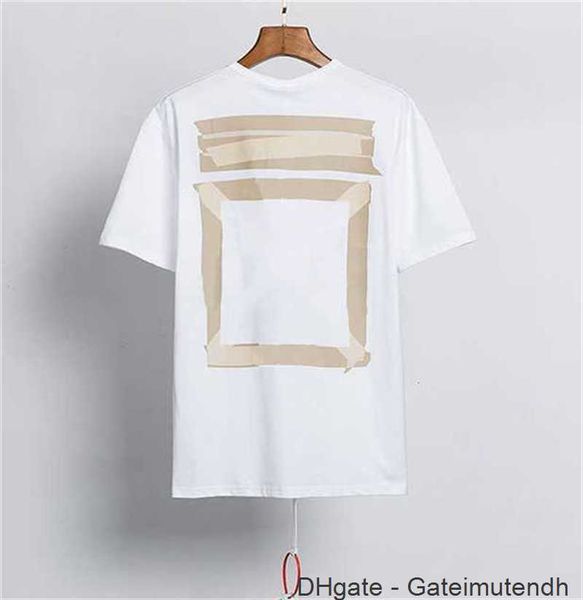 

tees shirt 2023 t shirts mens womens fashion streetwears man t-shirts summer loose polo offs designers clothing high1 quality street print w, White;black