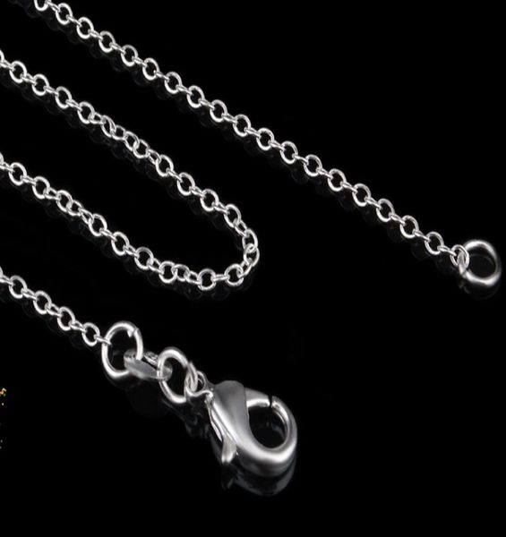 

2017 s 1mm 1624 inches choose 925 silver chain necklace thin silver chain3707428