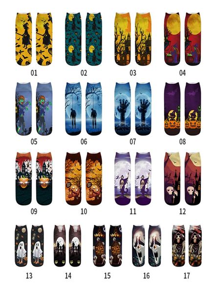 

3d socks hollowen design kids women men hip hop cotton stockings skateboard printed sock 20pcs10pairs2984901, Black