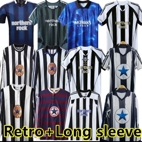 

alan shearer retro jersey 95/97 milburn macdonald cole ferdinand classics jerseys ginola asprilla beardsley woodgate coloccini football shir, Black;yellow