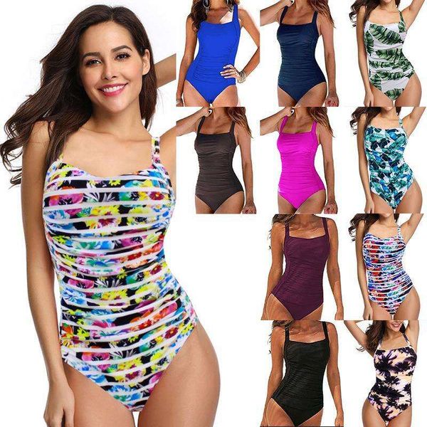 

tengwei swimsuit one piece solid color lady swimwear, White;black