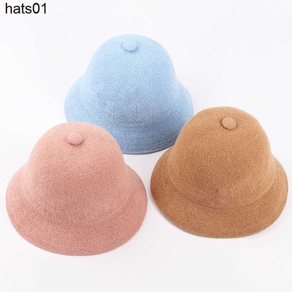 

summer hat hoop yarn korean kangol kangaroo net red dome fisherman hat embroiderable towel cloth basin hat female, Blue;gray