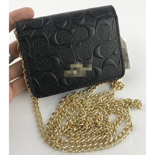 

mini casual chain wallet 4" (l) x 3" (h) x 1" (w) business storage portable fashion wallet