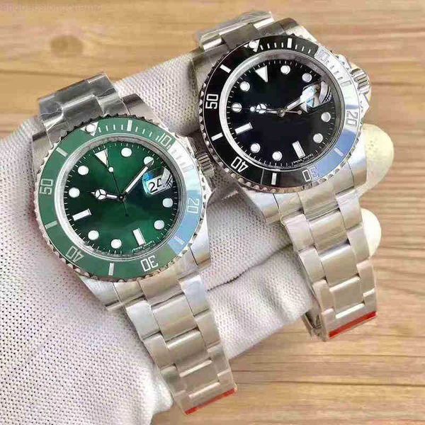 

yachtmaster luxury watch for men mechanical movement green black blue lao family diver water ghost solid strip luminous waterproof quartz ja, Slivery;golden
