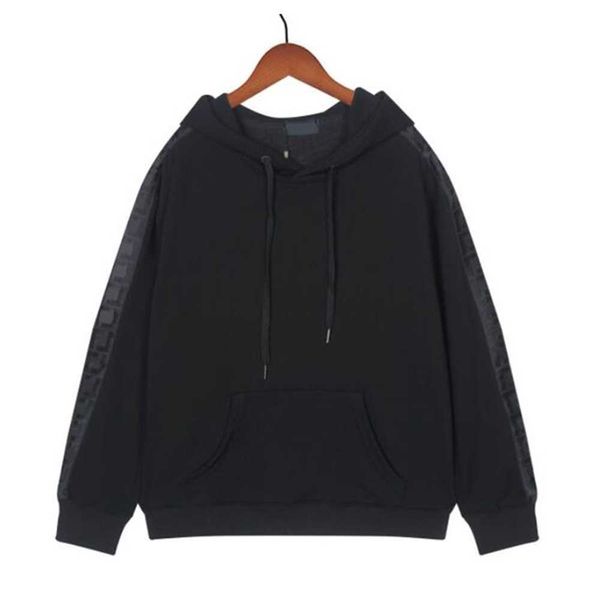 

mens hoodie sports spring designer high-end luxury pure cotton classic f letter embroidery hooded women's couple large size 3xl pvdx ul, Black