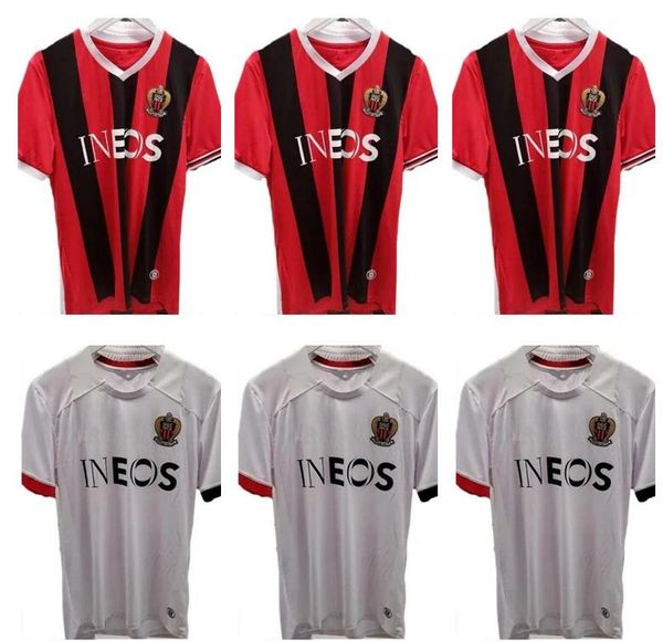 

23 24 ogc nice fc soccer jerseys delort melou gouiri 2023 2024 ogcnice football shirts dolberg dante kamara atal maillot de foot home away t, Black;yellow