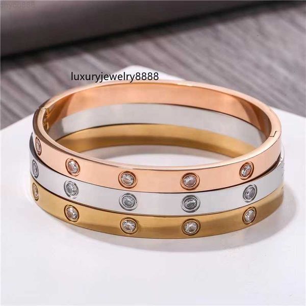 

316l stainless steel gold plated brand love screwdriver screw bangle bracelet for men and women, Golden;silver